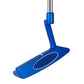angled face view of the Bionik 101 Blue Putter
