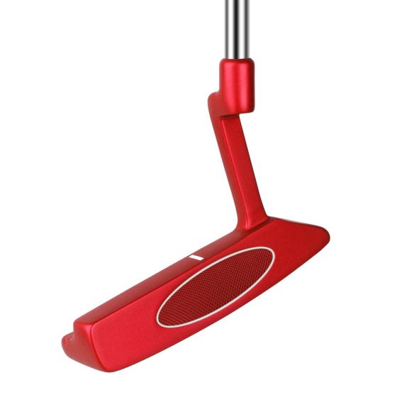 angled face view of the Bionik 101 Red Putter