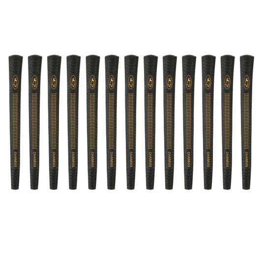 Avon Chamois Black Standard - 13 Piece Golf Grip Bundle