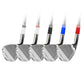 1.2" Custom Iron Ferrule - Black with 2 white stripes