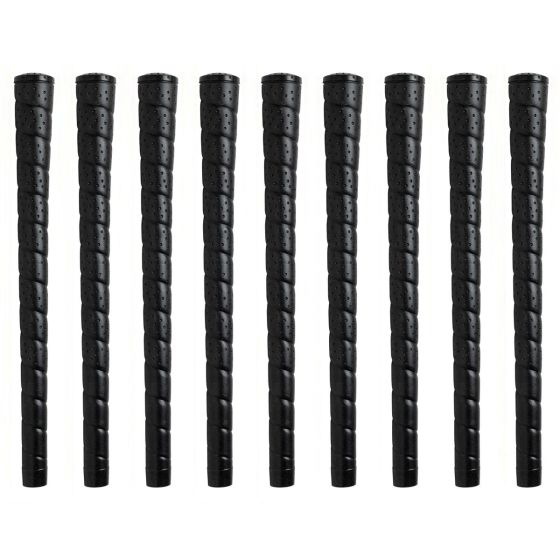 Star Classic Wrap - 9 Piece Golf Grip Bundle - Black-Midsize