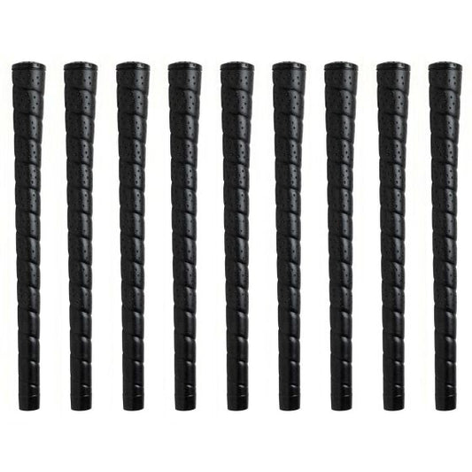 Star Classic Wrap - 9 Piece Golf Grip Bundle - Black-Midsize