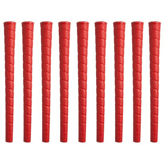 Star Classic Wrap - 9 Piece Golf Grip Bundle - Red-Midsize