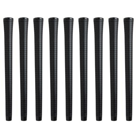 Star Sidewinder 360° - 9 Piece Golf Grip Bundle - Black-Midsize