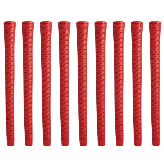 Star Sidewinder 360° - 9 Piece Golf Grip Bundle - Red-Midsize