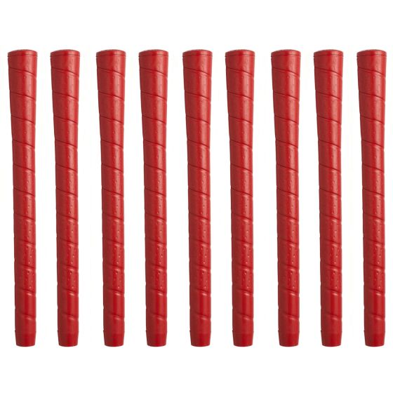 Star Tour Star+ 360° - 9 Piece Golf Grip Bundle - Red-Oversize