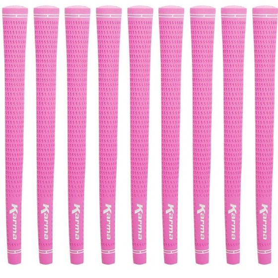 Karma Velour Pink Ladies 9 Piece Golf Grip Bundle