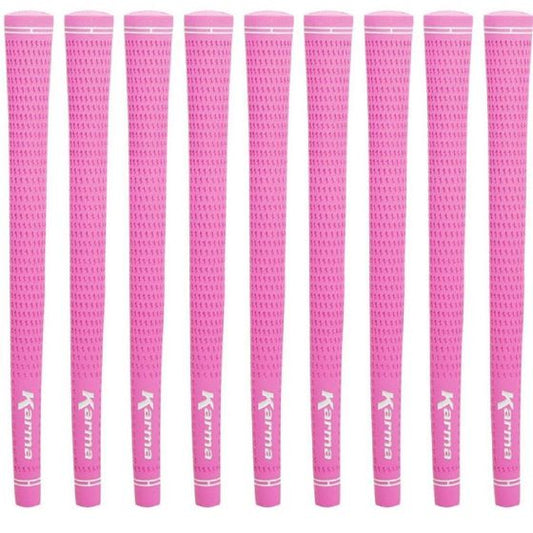 Karma Velour Pink Ladies 9 Piece Golf Grip Bundle