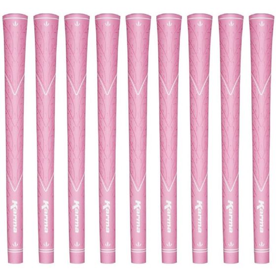 Karma Pink Rose Scented 9 Piece Golf Grip Bundle