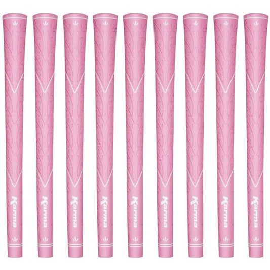 Karma Pink Rose Scented 9 Piece Golf Grip Bundle