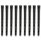 Karma Super Lite Black Midsize (+1/32") - 9 Piece Golf Grip Bundle