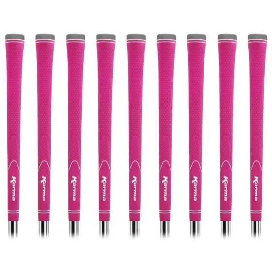 Karma Neion II Pink Undersize - 9 Piece Golf Grip Bundle