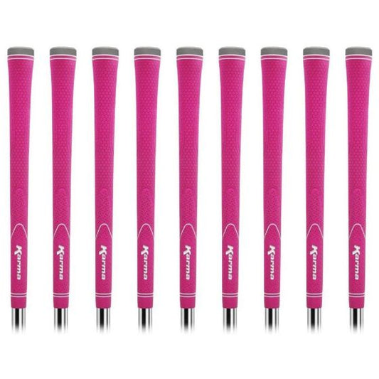 Karma Neion II Pink Undersize - 9 Piece Golf Grip Bundle