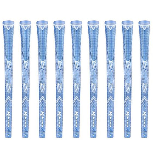 Karma Light Blue Sparkle - 9 Piece Golf Grip Bundle