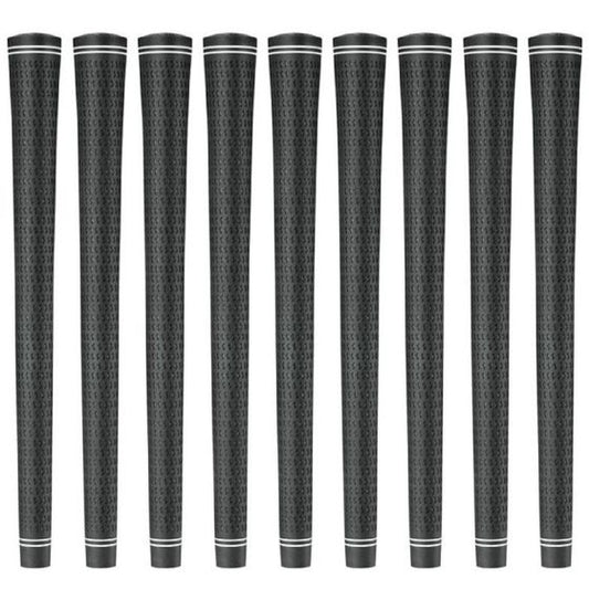 Karma Revolution Black Jumbo (+1/16") - 9 Piece Golf Grip Bundle
