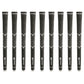 Karma V-Cord Black/Black Standard - 9 Piece Golf Grip Bundle