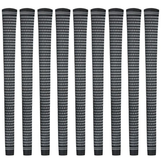 Karma Revolution Black/White Standard 9 piece Golf Grip Bundle
