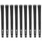 Karma Velour Black Jumbo (+1/16") - 9 Piece Golf Grip Bundle