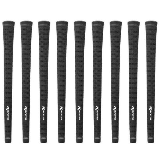 Karma Velour Black Junior - 9 Piece Golf Grip Bundle