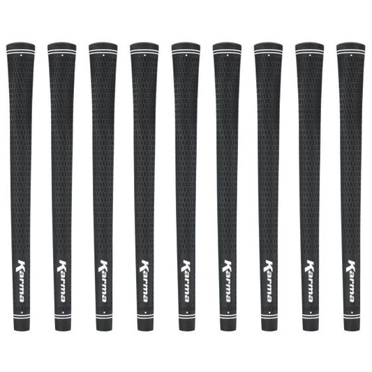 Karma Velour Black Undersize - 9 Piece Golf Grip Bundle