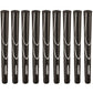 JumboMax Tour Series X-Small Black/Grey - 9 Piece Golf Grip Bundle