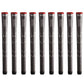 Winn Dri-Tac Standard Dark Gray - 9 Piece Golf Grip Bundle