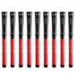 Winn Dri-Tac Standard Black/Red - 9 Piece Golf Grip Bundle
