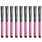 Winn Dri-Tac Undersize Gray/Pink - 9 Piece Golf Grip Bundle