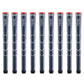 Winn Dri-Tac Standard Navy Blue - 9 Piece Golf Grip Bundle