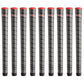 Winn Dri-Tac Wrap Standard Dark Gary - 9 Piece Golf Grip Bundle