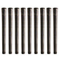 Winn DriTac Lite Midsize (+1/16") Dark Gray - 9 Piece Golf Grip Bundle