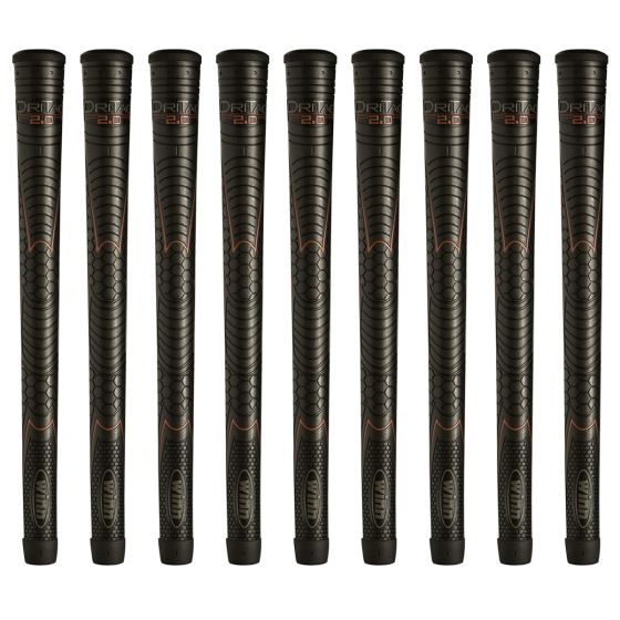 Winn DriTac 2.0 Standard - 9 Piece Golf Grip Bundle