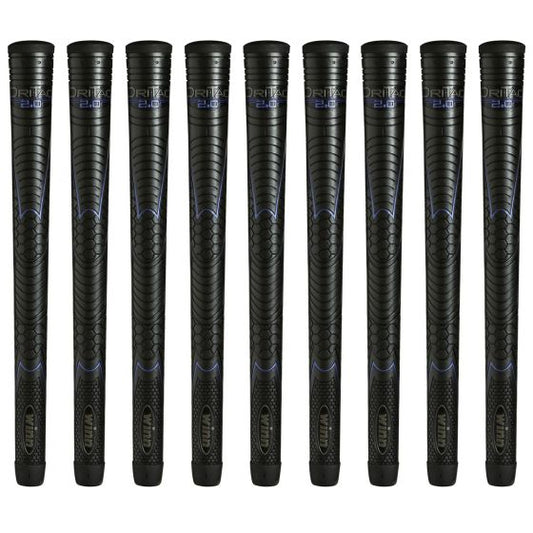 Winn DriTac 2.0 Midsize - 9 Piece Golf Grip Bundle