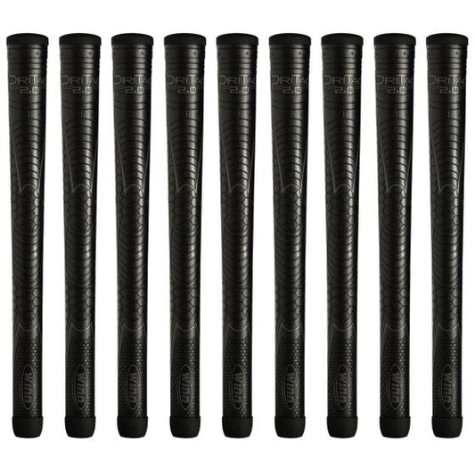 Winn DriTac 2.0 Oversize - 9 Piece Golf Grip Bundle