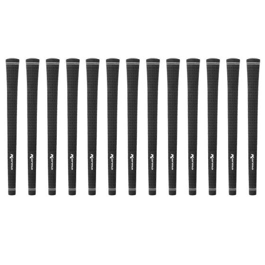 Karma Velour Black Midsize (+1/32") - 13 Piece Golf Grip Bundle
