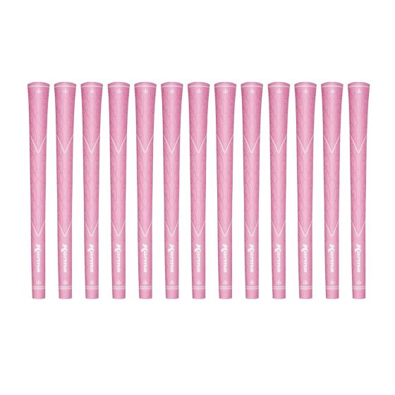 Karma Pink Rose Scented - 13 Piece Golf Grip Bundle