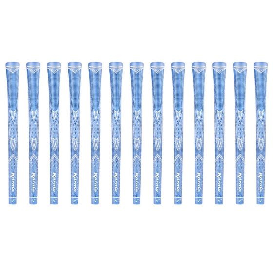 Karma Light Blue Sparkle - 13 Piece Golf Grip Bundle