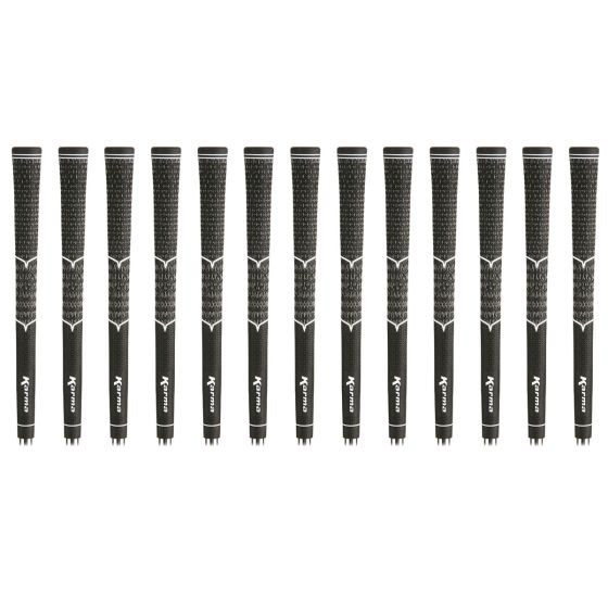 Karma V-Cord Black/Black Standard - 13 Piece Golf Grip Bundle