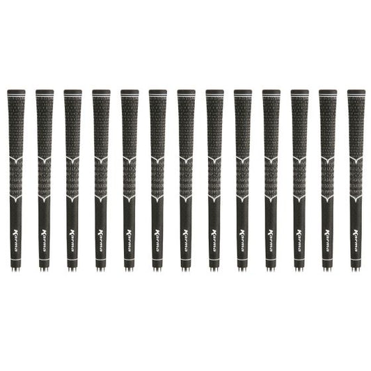 Karma V-Cord Black/Black Standard - 13 Piece Golf Grip Bundle