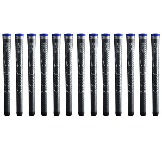 Winn Dri-Tac Midsize (+1/16") Dark Gray - 13 Piece Golf Grip Bundle