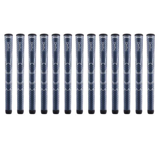 Winn Dri-Tac Oversize (+1/8") Navy Blue - 13 Piece Golf Grip Bundle