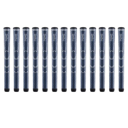 Winn Dri-Tac Oversize (+1/8") Navy Blue - 13 Piece Golf Grip Bundle