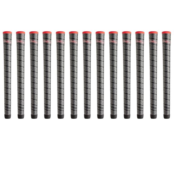 Winn Dri-Tac Wrap Standard Dark Gary - 13 Piece Golf Grip Bundle