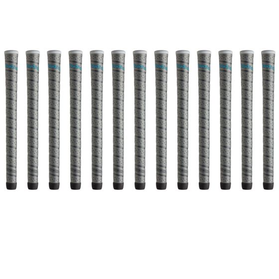 Winn Dri-Tac Wrap Ladies Gray - 13 Piece Golf Grip Bundle