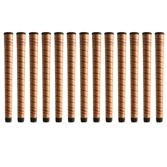 Winn DriTac Wrap Midsize (+1/16") Copper - 13 Piece Golf Grip Bundle