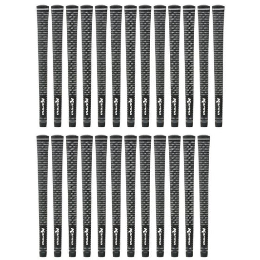 Karma Velour Black/White Junior - 25 Piece Golf Grip Bundle