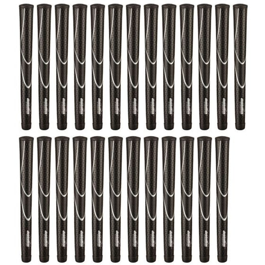 JumboMax Tour Series X-Small Black/Grey - 25 Piece Golf Grip Bundle