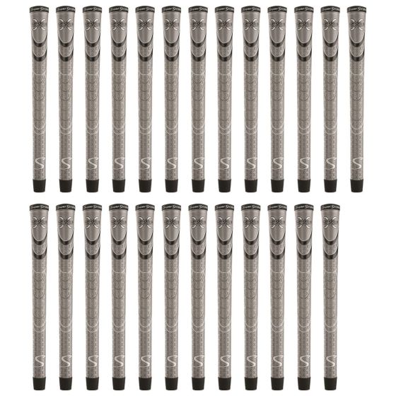SuperStroke Cross Comfort Grey/Black Midsize - 25 Piece Golf Grip Bundle