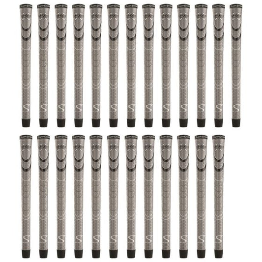 SuperStroke Cross Comfort Grey/Black Midsize - 25 Piece Golf Grip Bundle