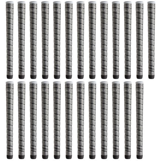 Winn Dri-Tac Wrap Oversize (+1/8") Dark Gray - 25 Piece Golf Grip Bundle